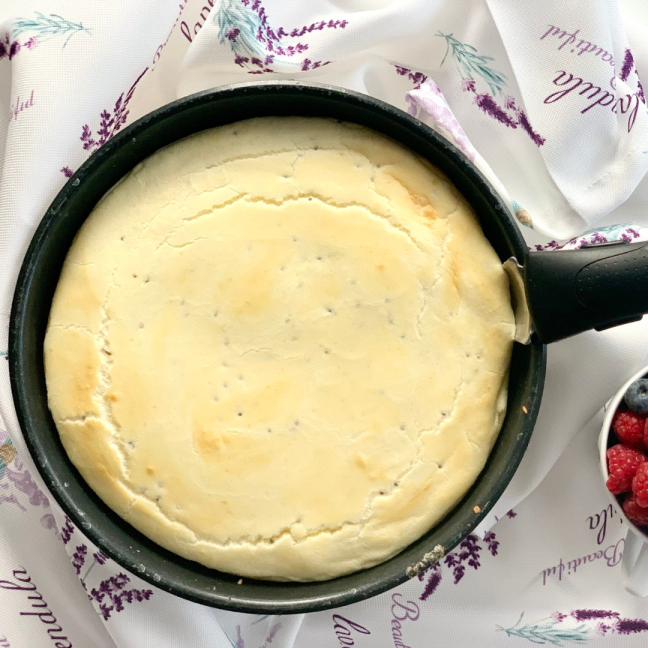 Puchaty omlet z jogurtem chia