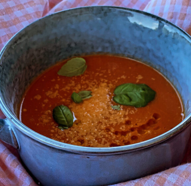 Zupa krem z pieczonej papryki