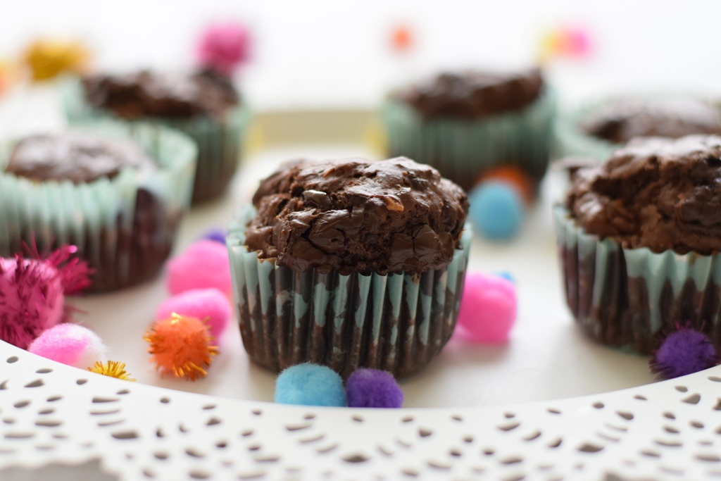śniadaniowe muffiny z czekoladą